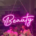 Neon Beauty Sign - Image 4