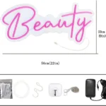 Neon Beauty Sign - Image 3